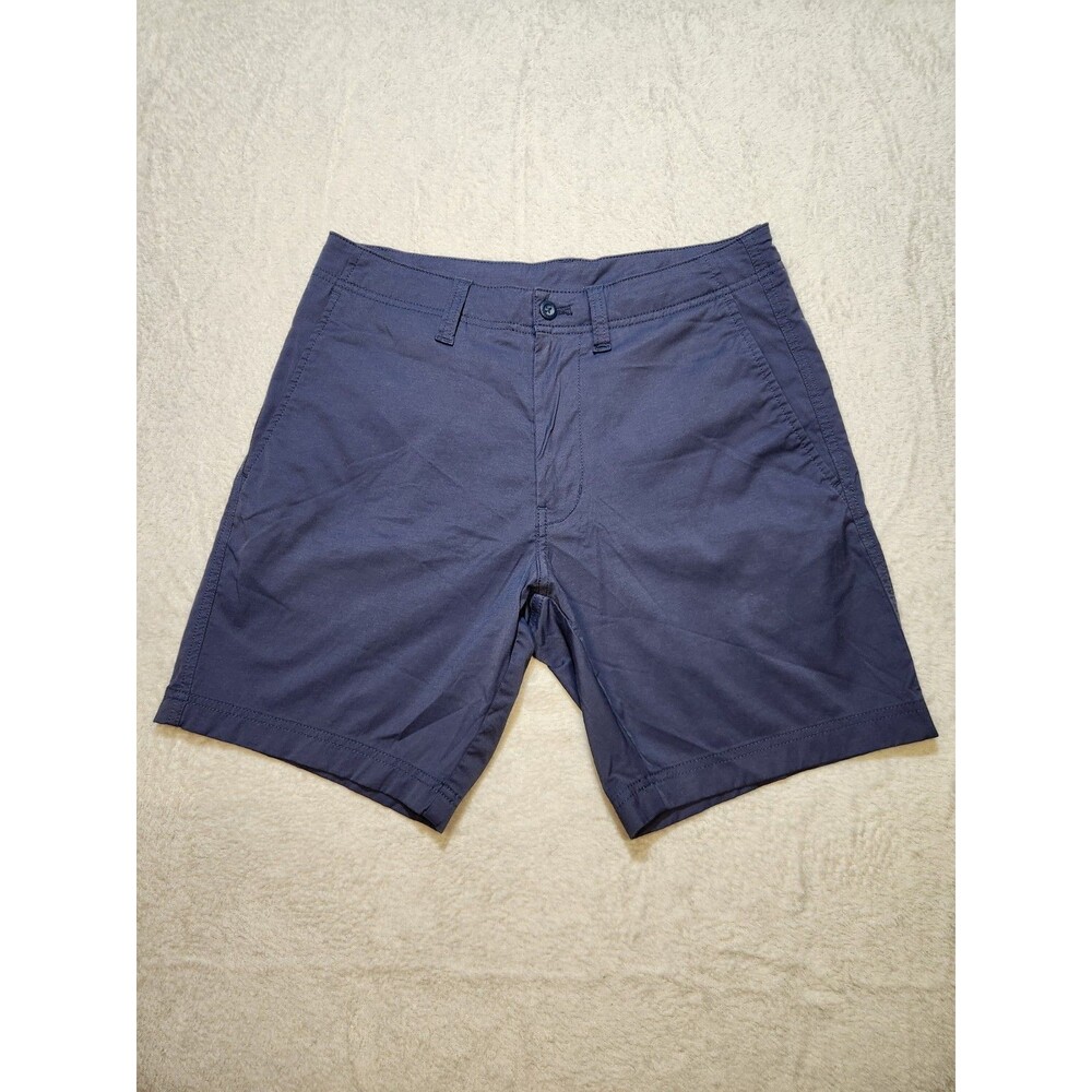 Duck Head Harbor Performance Shorts Navy Blue Mens 29 7" Inseam Moisture Wicking
